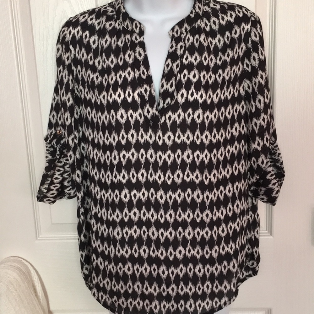 Black & White Blouse